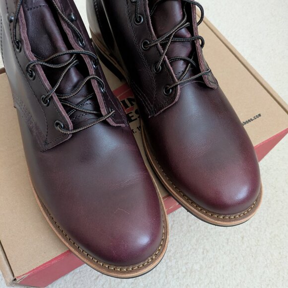 Red Wing Beckman Boot in Black Cherry, 11D - Picture 6 of 16